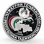 Tajikistan 100 somoni 20 years Commonwealth Independent States proof silver 2011