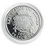 Congo 1000 francs Peter and Phewa religion faith silver coin 2010