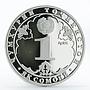 Tajikistan 1 somoni Year of Aryan Civilization proof silver coin 2006