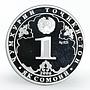 Tajikistan 1 somoni Year of Aryan Civilization proof silver coin 2006