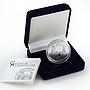 Congo 1000 francs Peter and Phewa religion faith silver coin 2010