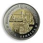 Ukraine 5 hryvnia 75 years of Ternopil Oblast castle owl bimetal coin 2014