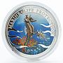 Palau 20 dollars Marine Life Sea Horse proof silver coin 1995