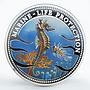 Palau 20 dollars Marine Life Sea Horse proof silver coin 1995