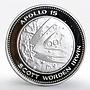 Paraguay 150 guaranies Apollo 15 Scott Worden Irwin proof silver coin 1975