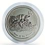 Australia 50 Cents Year of the Mouse Lunar Series II 1/2 oz Silver coin 2008