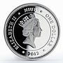 Niue 1 dollar Mexican redknee tarantula Venomous spiders color silver coin 2012