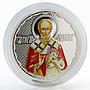 Laos 50000 kip Saint Nicholas colored proof silver coin 2002