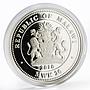 Malawi 20 kwacha 65th Anniversary The End of WWII colored proof silver coin 2010