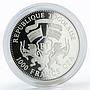 Togo 1000 francs Year of the Horse gilded proof silver coin 2014