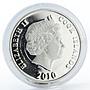 Cook Islands 10 dollars Railways California Zephyr proof silver coin 2010