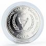 Ghana 50 cedis International Year of Disabled Persons proof silver coin 1981