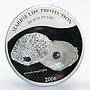 Palau 5 dollars Marine Life Black Pearl colored proof silver coin 2006
