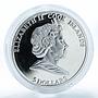 Cook Island, 5 dollars, Christ is Rising, Easter, Hristos Voskrese, Silver, 2010