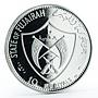 Fujairah 10 riyals Pilgrim in Australia proof silver coin 1970