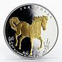 Togo 1000 francs Year of the Horse gilded proof silver coin 2014