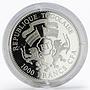 Togo 1000 francs Year of the Horse gilded proof silver coin 2014