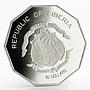 Liberia 10 dollars Female or Male Illusion silver coin 2001