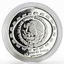 Mexico 1 Peso Disco De La Muerte Teotihuacan Series proof silver coin 1997