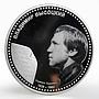 Niue 1 dollar Vladimir Vysotsky musician colored silver proof coin 2012