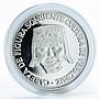 Paraguay 150 guaranies Veracruz Culture Sculpture proof silver coin 1973