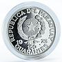 Paraguay 150 guaranies Veracruz Culture Sculpture proof silver coin 1973