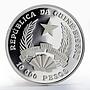 Guinea-Bissau 10000 pesos 545th Anniversary Nuno Tristau silver proof coin 1991