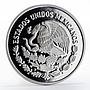 Mexico 5 pesos Naval training ship Cuauhtemoc proof silver coin 1999