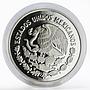 Mexico 5 pesos Naval training ship Cuauhtemoc proof silver coin 1999