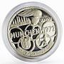 Fujairah 5 riyals Summer Olympics XX Munchen sport proof silver coin 1969