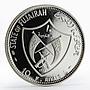 Fujairah 10 riyals Apollo XI Moon Landing Program proof silver coin 1969