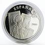 Spain 10 euro Salvador Dali Portrait of Gala painter proof silver coin 2009