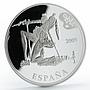 Spain 50 euro Salvador Dali Temptation of Saint Anthony artist proof silver 2009