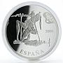 Spain 50 euro Salvador Dali Temptation of Saint Anthony artist proof silver 2009