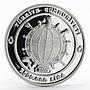 Turkey 7500000 lira 34th Chess Olympiad Istanbul proof silver coin 2000