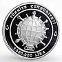 Turkey 7500000 lira 34th Chess Olympiad Istanbul proof silver coin 2000