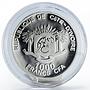 Ivory Coast 1000 francs Pablo Picasso painter sculptor proof silver coin 2006