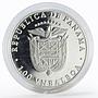 Panama 1 balboa Olympic Summer Games Fencing proof silver coin 1988