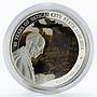 Benin 500 francs 85 Years of Vatican City State colored proof silver coin 2014