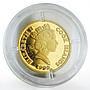 Cook Islands 10 dollars Solar Eclipse prof gold coin 1999