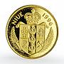 Niue 25 dollars Protect our World Tree proof gold coin 1996