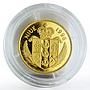 Niue 25 dollars Protect our World Tree proof gold coin 1996