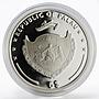 Palau 5 dollars Wonders Statues of Easter Island colored proof silver coin 2010