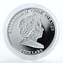 Cook Islands $5 12 wonders Khersones Tavrijsky 1 Oz Silver Coin 2009