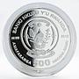 Rwanda 500 francs Year of the Dog Wealth silver coin 2018