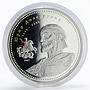 Mongolia 1000 togrog Yuri Dolgorukiy colored proof silver coin 2007