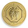 Ukraine 2 hryvni Archangel Michael gold coin 2013