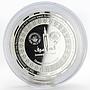 Kuwait 5 dinars 10th Reign Anniversary of Sheikh Sabah IV proof silver coin 2016