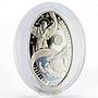 Macedonia 100 denars Angels Day Vladimir crystal colored proof silver coin 2015