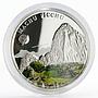 Mongolia 500 togrog 7 Wonders Machu Picchu silver coloured coin 2008